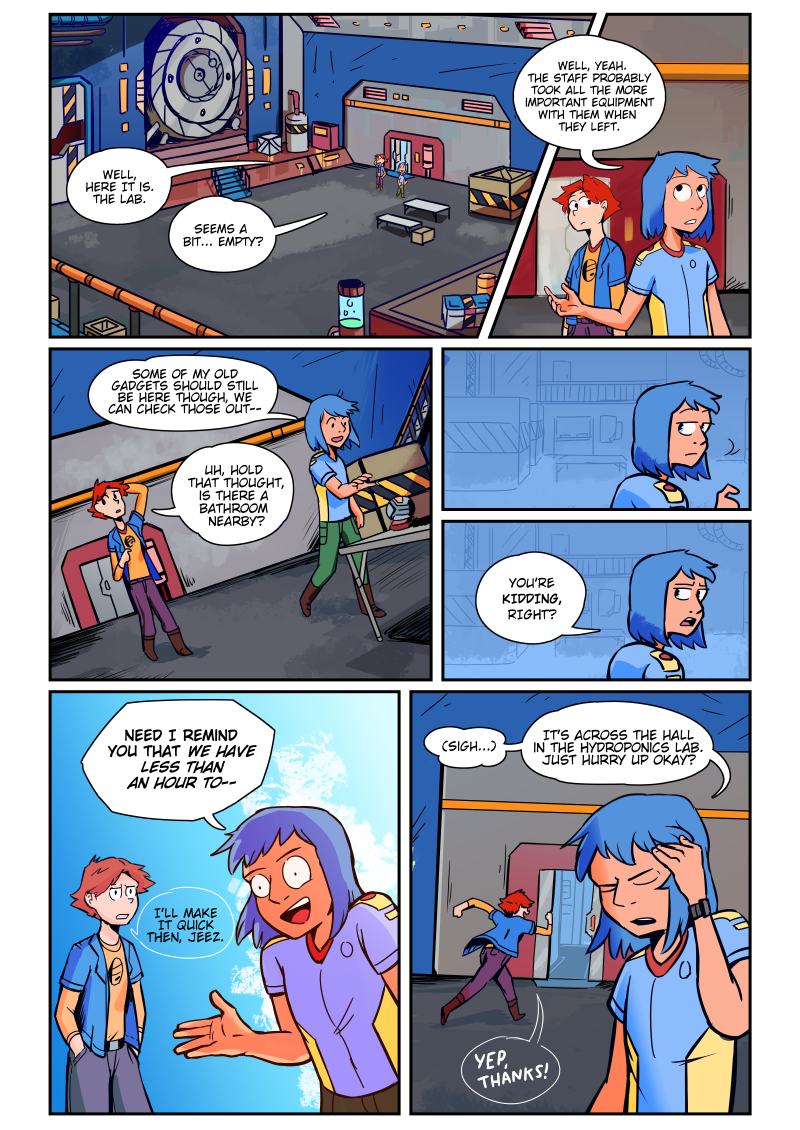 Dreamrise: An exciting Sci-fi webcomic.