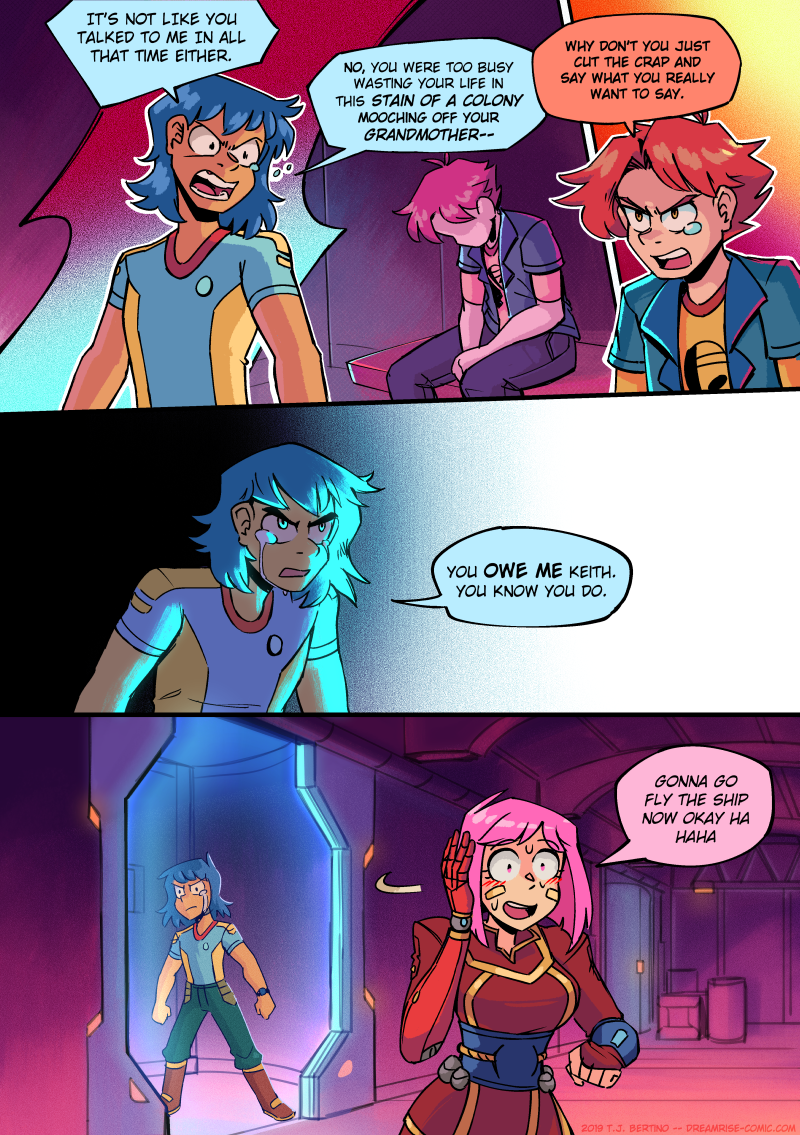 Losing a lot of fluids there bud.